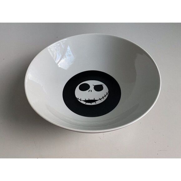 Nightmare Before Christmas Jack Skellington And Zero Ceramic Large Serving Bowl - Picture 2 of 12